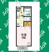 名鉄河和線/成岩駅 徒歩13分 1階 築33年 1Kの間取り