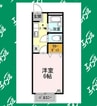 名鉄河和線/成岩駅 徒歩13分 1階 築33年 1Kの間取り