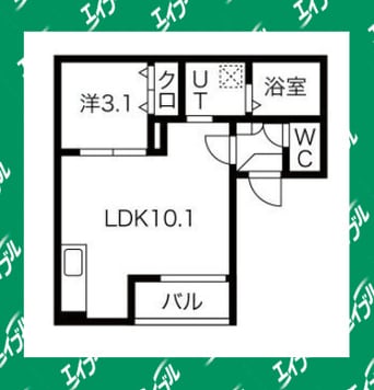 間取図 名鉄常滑線・空港線/尾張横須賀駅 徒歩4分 1階 築2年