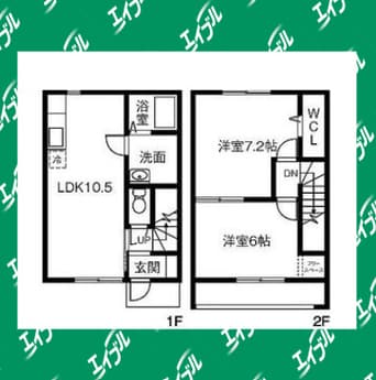 間取図 名古屋市営地下鉄鶴舞線/植田駅 徒歩12分 1階 築15年