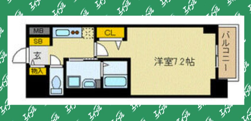 間取図 プレサンス丸の内レジデンスⅡ