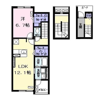 間取図 ル・コンフォート