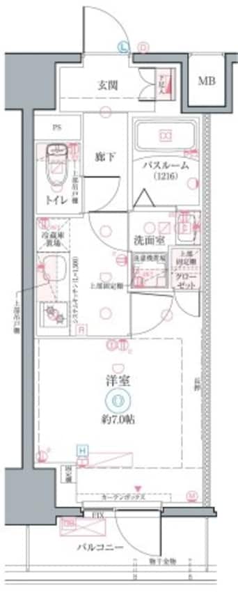 間取図 クレヴィスタ名駅南