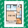 Ecrasole安城 1Kの間取り