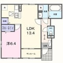 パーシモンⅠの間取図