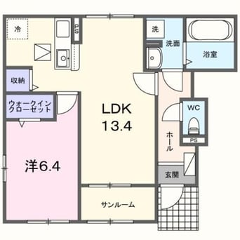 間取図 パーシモンⅠ