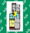 パークノヴァ亀の井 3LDKの間取り