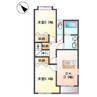 フィオーレ 2DKの間取り