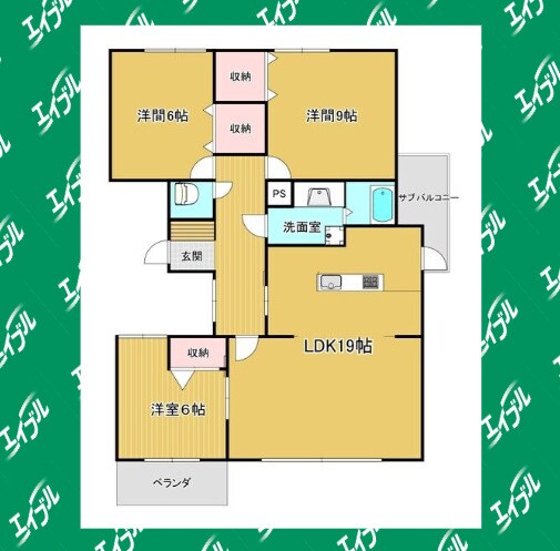 間取り図 リポーズオン一社