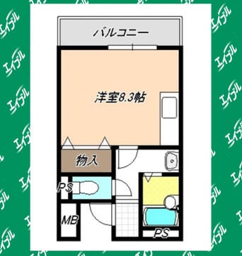 間取図 メルベーユⅡ