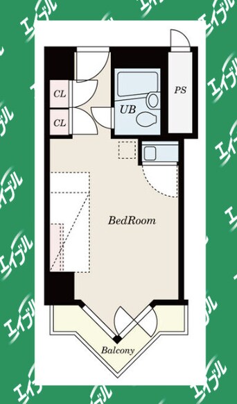 間取図 名古屋市営地下鉄東山線/伏見駅 徒歩11分 6階 築50年