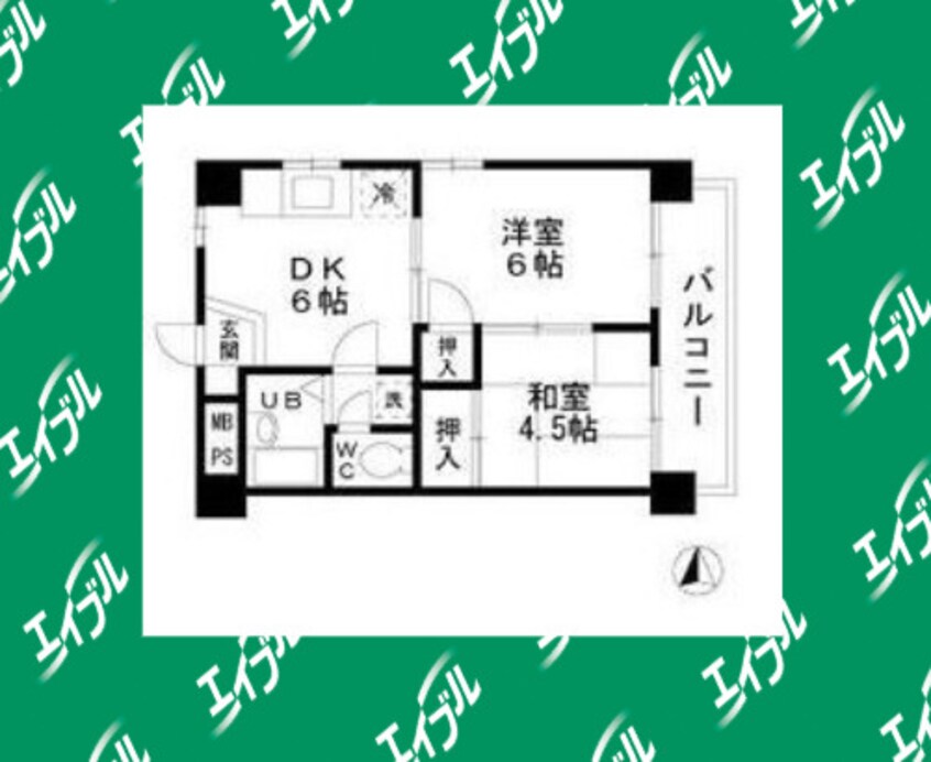 間取図 トレンディーイマII