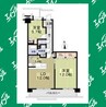 スペリアシティ名南アネックスV 2LDKの間取り