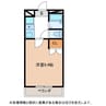 ラ・シュシュ 1Kの間取り