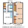 グランメールＴＯＴＡＮＩ 2LDKの間取り