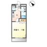 サンクチュアリ 1Kの間取り