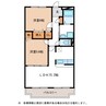 ハートフルマンション ステラ 2LDKの間取り