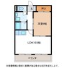 コンフォート 1LDKの間取り