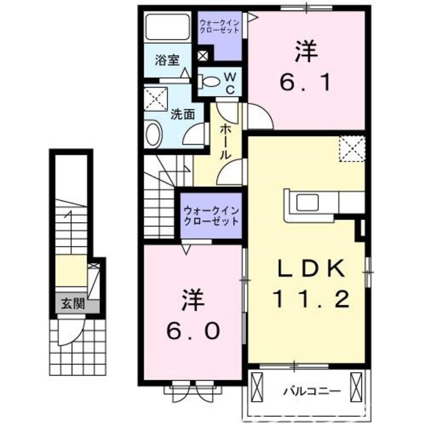 間取図 サンシャイン西浦Ａ