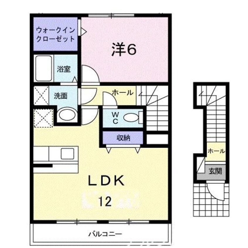 間取図 バーミィ　アウル