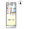 グリーン　ヒルズ　Ｂ 1Kの間取り