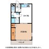 太多線/下切駅 徒歩14分 2階 築36年 1DKの間取り