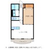 ムーンライトヒルズ 1LDKの間取り