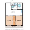 東海ステーションハイツ 2LDKの間取り