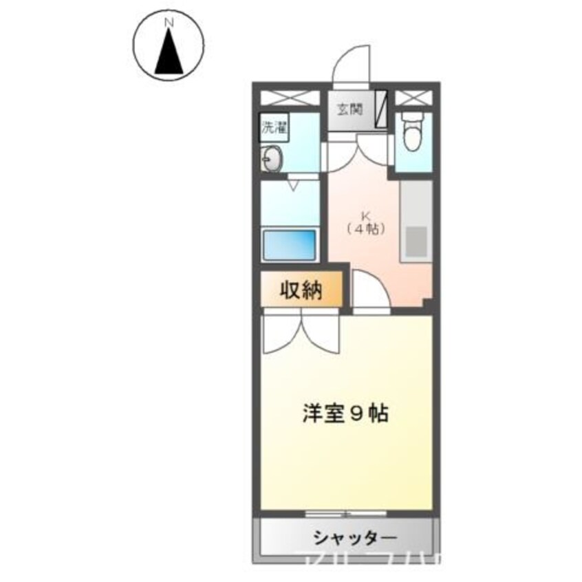 間取図 向学ハイツ歓