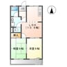 アーバンコーポ 2LDKの間取り