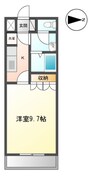 アメニティ本郷 1Kの間取り