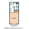 A&N HILL´S A棟 1Kの間取り