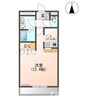 コンフォート宮前 1Kの間取り
