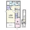 アクート　Ａ 1LDKの間取り