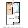 Soleil 1LDKの間取り