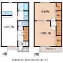 GARDEN SQUARE J-2の間取図