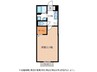 セジュール可児 1Kの間取り