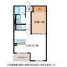 ハートフル杏子 1LDKの間取り