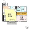 J.サイプレス　A 1LDKの間取り