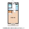 レトワール 1Kの間取り