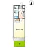エヴァー　グリーン（ＥＶＥＲ ＧＲＥＥＮ） 1Kの間取り
