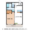 オーベル 1LDKの間取り