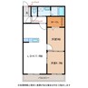 ハートフルマンション ピノネロ 2LDKの間取り