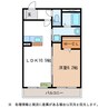 オーベル 1LDKの間取り