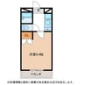 ラ・シュシュ 1Kの間取り