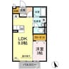 villa yamate　C 1LDKの間取り