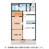 Wailea Court 2LDKの間取り