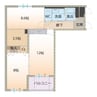 EDELRAUM 2LDKの間取り
