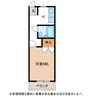 コーポ梅白 1Kの間取り