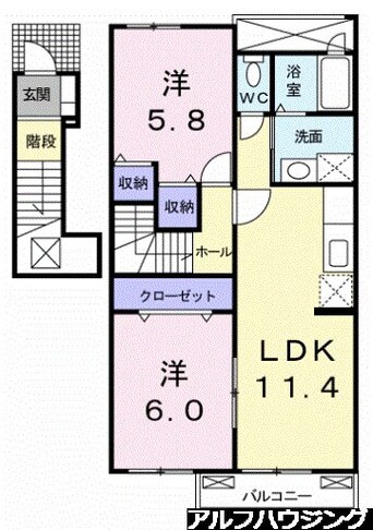 間取図 ウインド・フィル